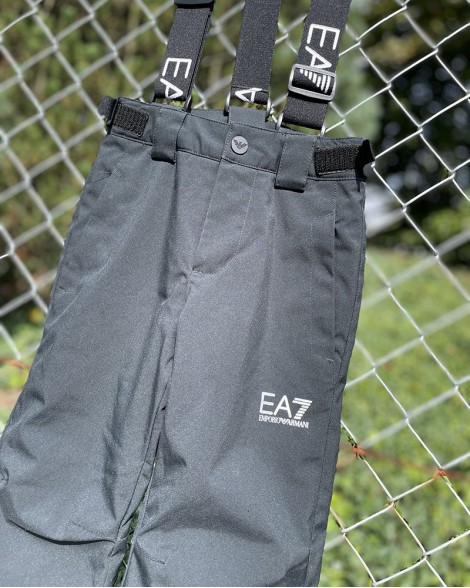 Kalhoty dětské Emporio Armani lyžařské černé